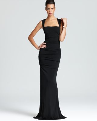 Nicole Miller Gown - Sleeveless Stretch ...